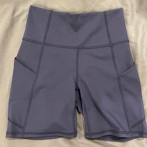 BRAND NEW WITH TAGS XS DEEP NAVY BLUE PURELUXE SHORTS BY FABLETICS